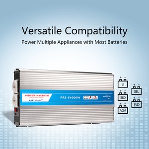 อินเวอร์เตอร์ pretiosus 50A ไฟฟ้ากระแสสลับ BatteryCharging4KW4000Watt 12V24V48V <span class=keywords><strong>dctoac</strong></span> 100V110V120V220V230V240V USB อินเวอร์เตอร์เพียวไซน์เวฟ - Product Image 6