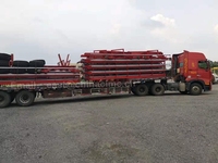 Remorque de balle de foin 2 essieux 3 essieux 20 tonnes semi-remorque ronde de balle de paille