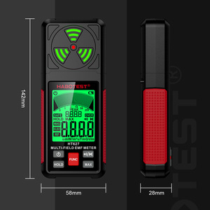 Medidor de EMF Multifuncional HABOTEST HT627 142x58x28mm, Detector de Radiación para Campos Eléctricos, Magnéticos y de RF - Product Image 1