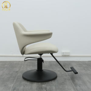 Hot-Selling Salon Chaise De Coiffure Nouveau Design PU Cuir Synthétique Rotatif Hauteur Dossier Angle Réglable pour Barber Shops - Product Image 3