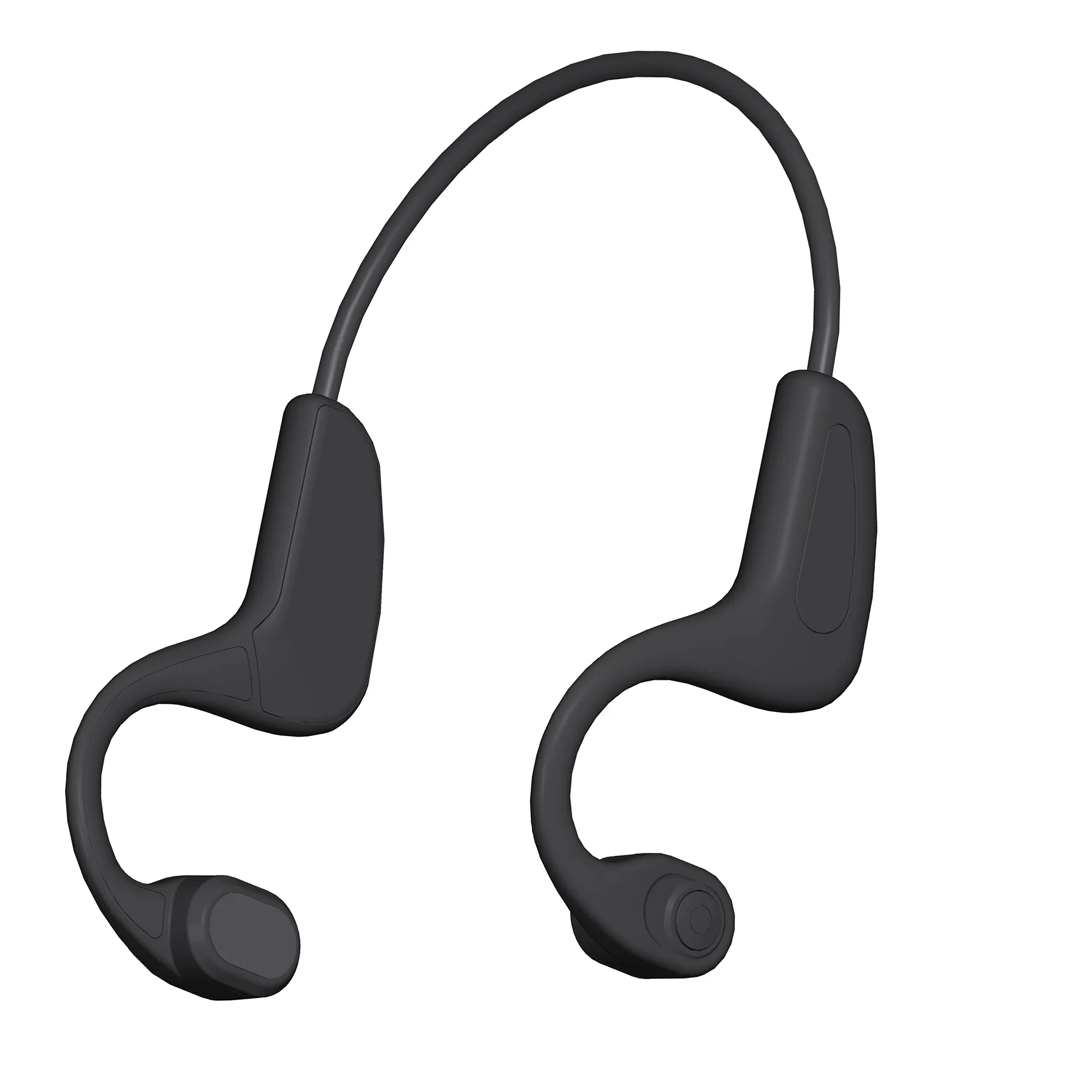 หูฟังไร้สายนํากระดูก การได้ยินเสื่อม ชุดหูฟังกีฬาแบบเปิดหูที่ใช้หูฟัง