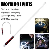 Lampe torche LED flexible, avec gant, éclairage professionnel, outil portable pour réparations automobiles, inspections et espaces restreints