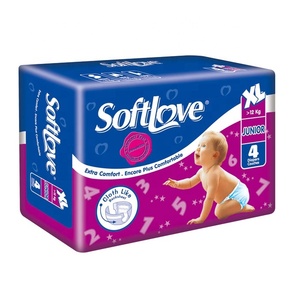 Softlove L4 <span class=keywords><strong>pull</strong></span> up wholesale price <span class=keywords><strong>cloth</strong></span> like baby diapers in bale - Product Image 2