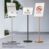 Panneaux de signalisation directionnelle sur pied, panneaux d'affichage à bord étroit à base d'eau, panneaux d'information A3, panneaux de guidage pour hôtels, panneaux d'affichage A4