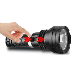 2022 New XHP70 LED Diving Flashlight XHP70 Waterproof Underwater Powerful Torch Swimming Dive Aluminum Alloy Lantern