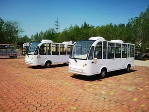 Xe đưa đón điện toàn cầu 13 chỗ lái xe kép 9M thấp nhập cảnh xe buýt pin giá cả cạnh tranh bán buôn xuxin CE - Product Image 3