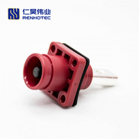 150A Batterie Connecteur Power Energy Storage 1Pin Plug pour 35mm2 Câble et Busbar Lug Socket Couleur Rouge