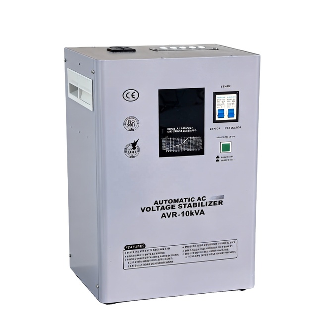 10KVA Single Phase Relay Automatic Voltage Stabilizer ISO Certified Digital Display Model with Customizable Input/Output Voltage