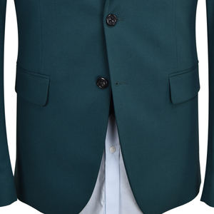 Оптовая продажа, мужской костюм из 3 предметов зеленого цвета, мужские деловые костюмы - Product Image 4