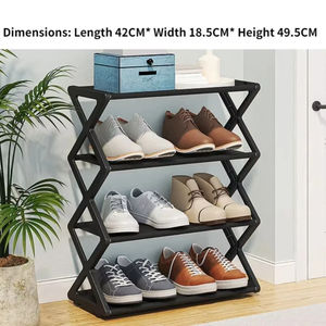 Zapatero Plegable Ahorrador de Espacio de 4 Niveles, Organizador Vertical para Armario y Entrada - Product Image 4