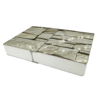 Panel Sandwich Aluminium Dua Sisi Tahan Lama 50/75/100/150/200mm Aplikasi Gudang Insulasi Suara Bersertifikasi CE