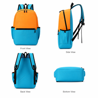Sac à dos enfant personnalisé avec logo, motif dessin animé, blocs de couleur Oxford, léger, pour maternelle, préscolaire, école primaire, garçons et filles, OEM