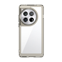 Étui de téléphone portable transparent en tpu pc pour oneplus 12R housse de téléphone antijaune en acrylique pour oneplus 12