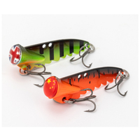 WEIHE 5 pièces/boîte 66g Leurre VIB Métal Grande Bouche Ensemble Appâts de Pêche Artificiels