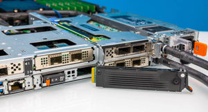 Serveur en rack AMD EPYC 9005 1U PowerEdge R6715, 160 cœurs, mémoire DDR5 5200MT/s, stockage U.2 NVMe SAS SATA, réseau d'entreprise - Product Image 2