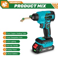 Pistolet de soudage en plastique 500c chauffage rapide Rechargeable efficace Kit de réparation de fissures de pare-chocs en plastique pour batterie Makita 18V