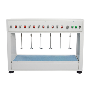 6 위치 전기 교반기 집중 실험실 장치 Flocculator 전기 리프팅 비동기 제어 - Product Image 1