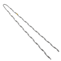 Penjualan langsung dari pabrik kabel pentanahan tali tegangan pra-pasang untuk klem tegangan kabel optik untuk kabel optik OPGW.