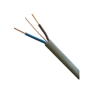 Turquía buena venta 500m alambre de cobre 2,5mm 3 núcleos chaqueta de PVC cable eléctrico de cobre sólido para el cableado de la casa