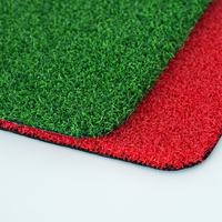 Bunte Kunstrasen-Landebahn für den Innen-/Außenbereich Kindergarten Outdoor Sports Synthetischer Kunststoff teppich Roter Hinterhof Innen