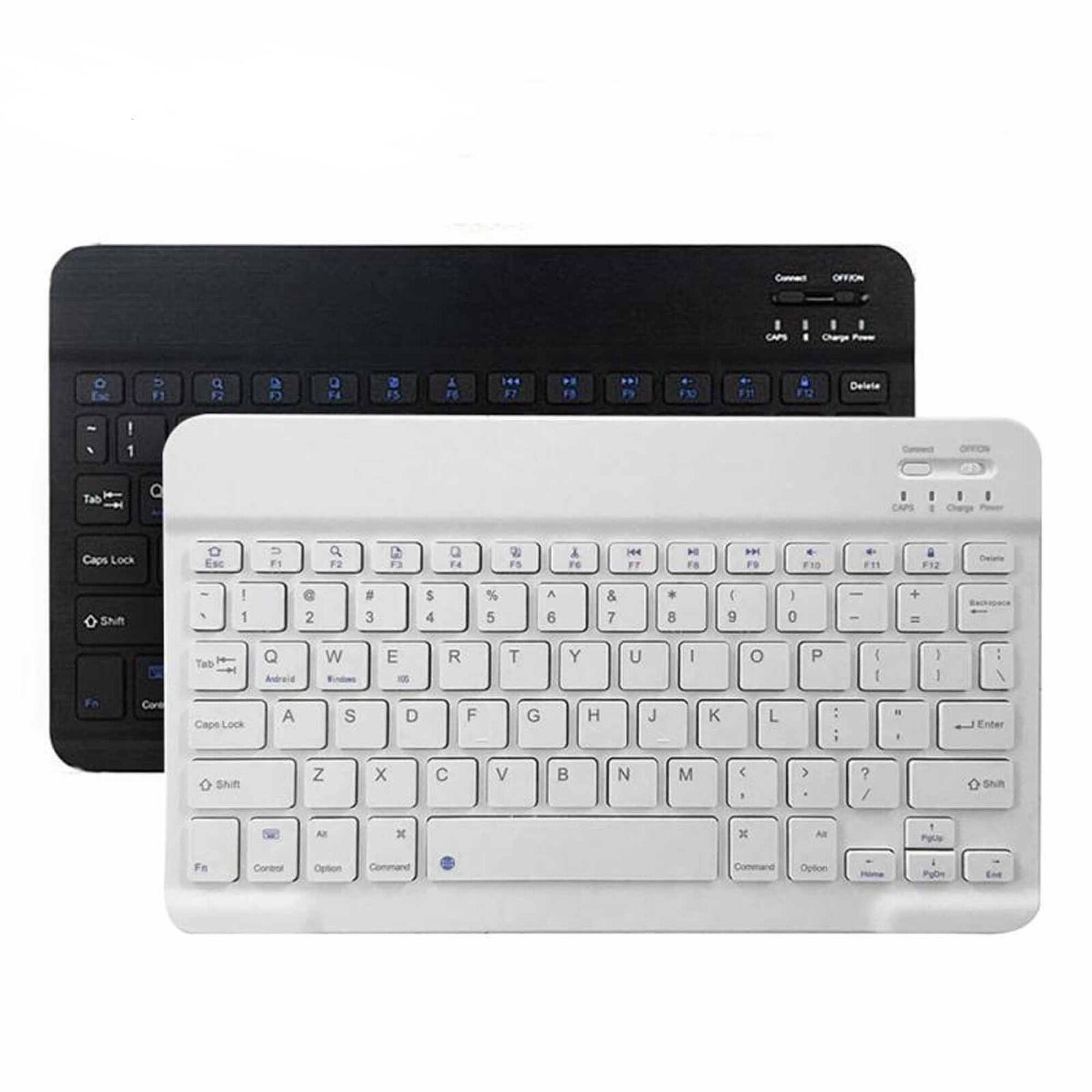 Teclado inalámbrico recargable retroiluminado de colores ultradelgado USB  para iPad Smartphone PC MacBook Android IOS Windows