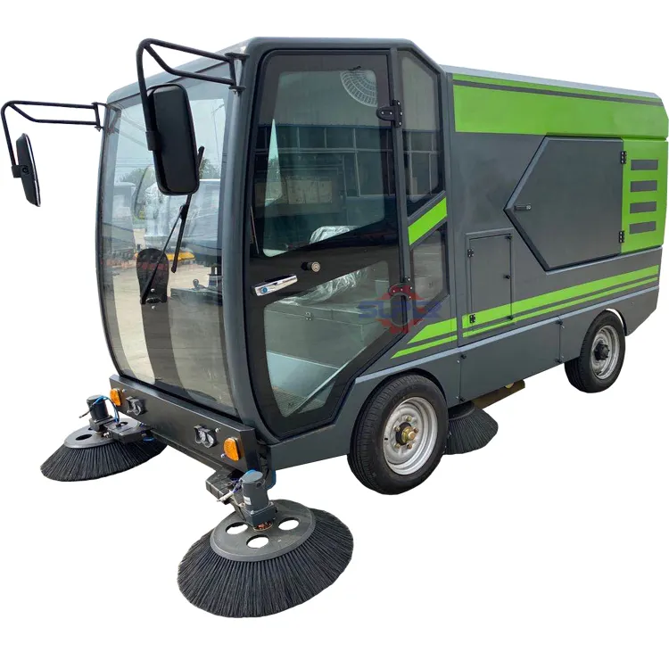 Heavy Driving Electric Sweeper Machine