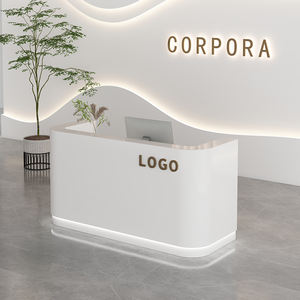 مكتب استقبال بسيط حديث لأمين الصندوق لشركة صغيرة ، مكتب استقبال أمامي لصالون الملابس والخَبز - Product Image 1