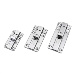 Stainless Steel Door Bolt Left And Right <b>Pins</b> Automatic Spring Latch For Wooden Doors Easy Installation Modern Simple Design - Product Image 4
