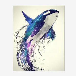 Venta al por mayor tiburón colorear imagen-Pintura de diamante 5D con taladro completo, imagen de mosaico, decoración del hogar, ballena, tiburón, Animal, bordado, Kits de punto de cruz, regalo hecho a mano