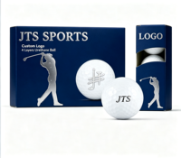 Bola Golf Sesuai Standar USGA Dengan Konstruksi Empat Bagian, Lapisan Urethane, dan Kustomisasi Grosir