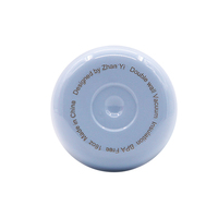 Bouteille d'eau isotherme double paroi en acier inoxydable 304 avec poignée en silicone, 500 ml, finition caoutchoutée, prix usine