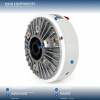 SUNRISE PBO Rem Magnetik Bubuk Berpori Poros Kosong OEM Dapat Disesuaikan DC 24V Pasokan Massal untuk Sistem Tegangan