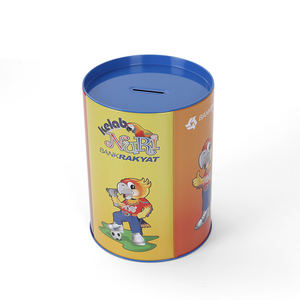 Hucha personalizada pequeña, mediana y grande, caja de lata para monedas - Product Image 4