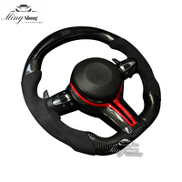Le volant LED en fibre de carbone rouge convient à la BMW Série 123456 E46 F20 F30 X1 X2 X3 X4 X5 X6 M1 M3 M4 M5 E60 E90