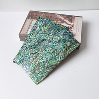 Feuilles naturelles de coquille d'ormeau de nacre bleu/vert pour des meubles/boîte à bijoux/incrustation