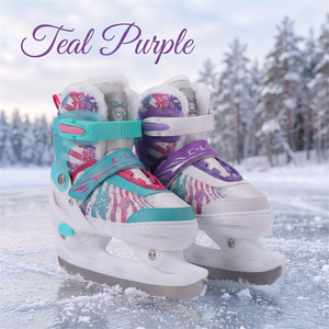<span class=keywords><strong>Pattini</strong></span> <span class=keywords><strong>da</strong></span> <span class=keywords><strong>Ghiaccio</strong></span> Professionali Unisex Personalizzabili, Scarpe per Sport sul <span class=keywords><strong>Ghiaccio</strong></span>, Taglie Regolabili per Bambini e Adulti, Ideali per Eventi Natalizi - Product Image 2
