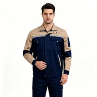 Veste de travail en coton haute visibilité à blocs de couleur, personnalisable par sérigraphie, résistante à l'usure, pour hommes, idéale pour les travaux extérieurs et la construction