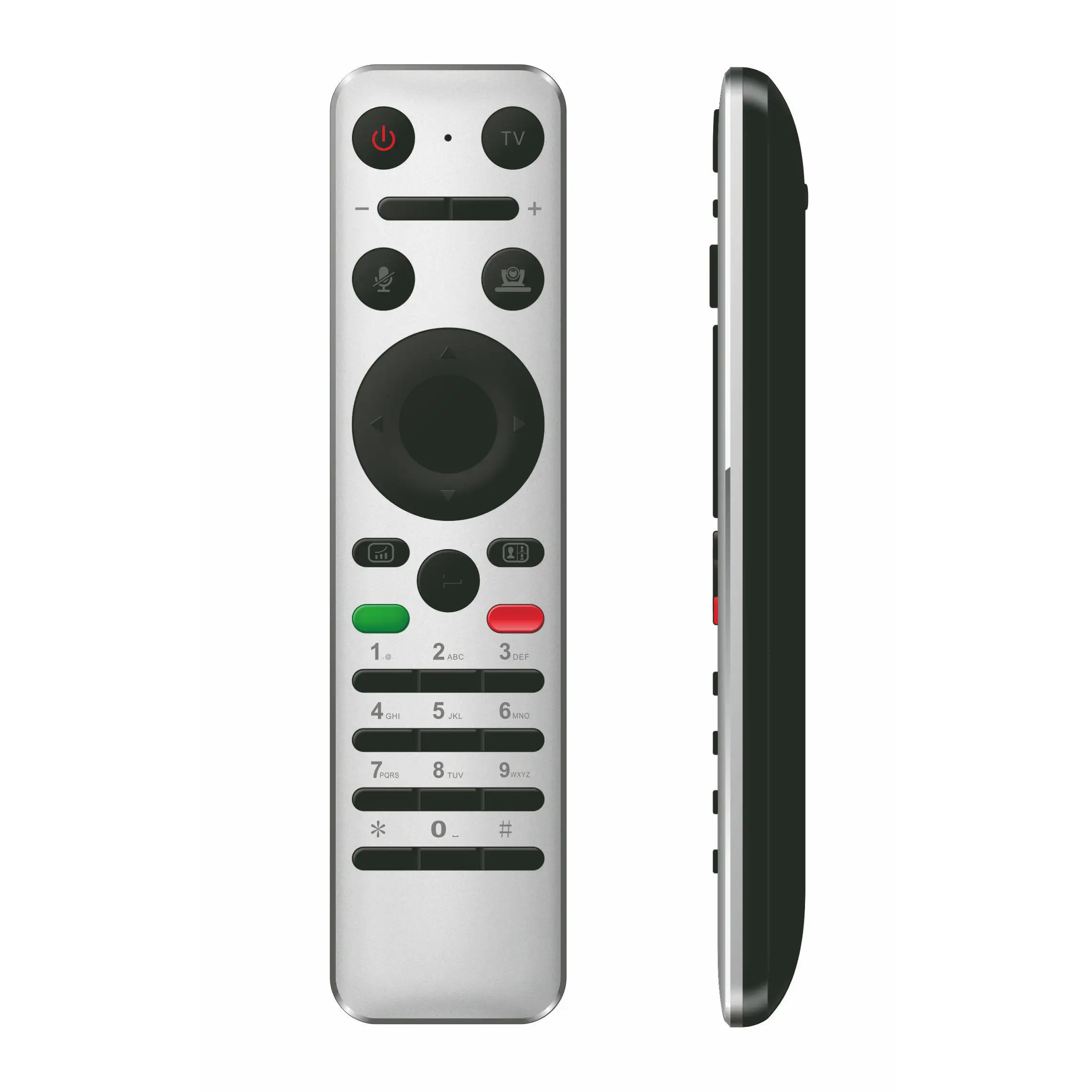 Controle remoto smart tv ir, controle remoto de 42 teclas personalizado de controle remoto usb programável ir