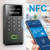 Lector de Control de Acceso CK5 Wiegand OSDP Independiente, Resistente al Agua, con Teclado, NFC, BLE, Aplicación Móvil para Control Remoto de Acceso a Puertas
