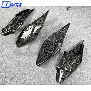 Paneles de entrada de aire lateral estilo CPT para rejillas de ventilación de fibra de carbono seco forjado Ferrari 488 GTB - Product Image 5