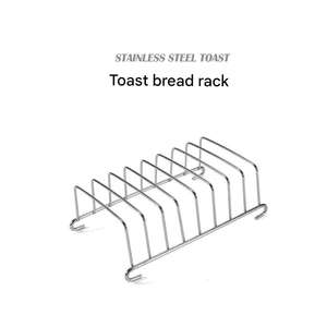 Outils de cuisine pour friteuse à air, étagère de ménage en acier inoxydable, porte-pain, accessoires de cuisson pour friteuse électrique - Product Image 4