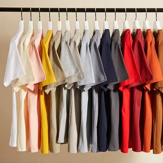 חולצת טי לגברים בגודל גדול באיכות גבוהה מדגם מותאם אישית DTG הדפסת מסך חולצה לבנה