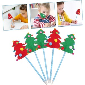Penne a Sfera con Design Natalizio Creativo, Disponibili in Stock, per Forniture Scolastiche, Divertenti per le Vacanze, Scrittura Fluida per Studenti - Product Image 4