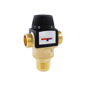 <span class=keywords><strong>Vanne</strong></span> de mélange thermostatique pour chauffage au sol ZL-2544 en laiton 1/2'' <span class=keywords><strong>3</strong></span>/4'' 1'' <span class=keywords><strong>3</strong></span> <span class=keywords><strong>voies</strong></span> - Product Image 2