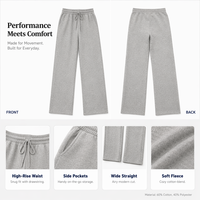 Pantalon de survêtement droit pour femme, modèle Accolade, couleur Iced Mocha, non toxique, en stock local à Perth, offre spéciale, vente en gros, SYD MEL Australie