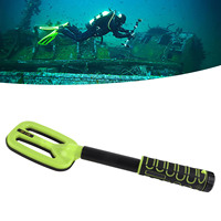 Détecteur de métaux étanche IP68, alarme sonore, lumineuse et vibrante, lampe LED, détecteur de métaux pour la plongée sous-marine de 30 à 60 m, vert