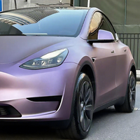 Vinilo Autoadhesivo Mate Impermeable Rosa Frambuesa y Morado de PET TPU para Motocicletas y Coches con Función Autorreparable