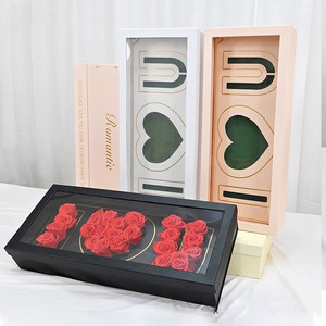 Spedizione a buon mercato! Pieghevole festa della mamma ti amo mamma fioriera, rosa, bianco e nero disponibile, 16 pezzi per cartone - Product Image 4