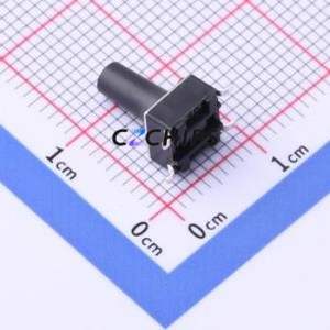 TS-1102S-C-N-B Tactile Switch SMD-4P,6x6mm Switch Single Pole Single Throw Round Button 2.6N Vertical Mount - Product Image 2