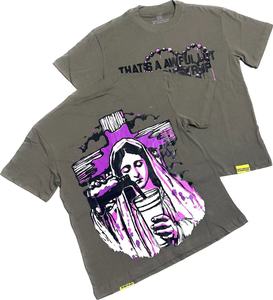 T-shirt da uomo personalizzata in cotone pesante con stampa 'That's <span class=keywords><strong>a</strong></span> Awful Lot of Cough Syrup' all'ingrosso - Product Image 5